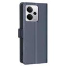 For Realme 14 5G Global Litchi Texture RFID Anti-theft Leather Phone Case(Blue) - 3
