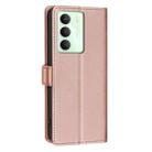 For Realme 14x 5G Litchi Texture RFID Anti-theft Leather Phone Case(Gold) - 3
