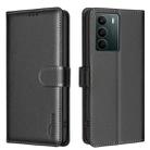 For Realme C71 4G Global Litchi Texture RFID Anti-theft Leather Phone Case(Black) - 1