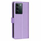 For Realme C71 4G Global Litchi Texture RFID Anti-theft Leather Phone Case(Purple) - 3