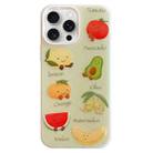 For iPhone 15 Pro Max Cartoon Creative TPU Hybrid PC Shockproof Phone Case(Fruit Series) - 1