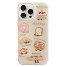 For iPhone 14 Pro Cartoon Creative TPU Hybrid PC Shockproof Phone Case(Bread Series) - 1