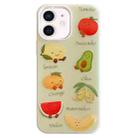 For iPhone 12 Cartoon Creative TPU Hybrid PC Shockproof Phone Case(Fruit Series) - 1