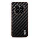 For Honor Magic7 AZNS Electroplated Edge Carbon Fiber Texture Phone Case(Black) - 2