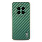 For Honor Magic7 AZNS Electroplated Edge Carbon Fiber Texture Phone Case(Green) - 2