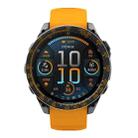 For Garmin Fenix 8 AMOLED 43mm Smart Watch Metal Bezel Ring Frame(Black Orange) - 2