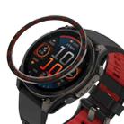 For Garmin Fenix 8 AMOLED 43mm Smart Watch Metal Bezel Ring Frame(Black Red) - 1