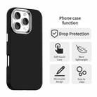 For iPhone 16 Pro Colorful Series Shockproof Phone Case(Black) - 2