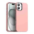 For iPhone 16 Colorful Series Shockproof Phone Case(Pink) - 1