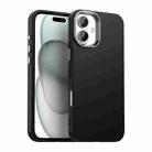 For iPhone 16 Colorful Series Shockproof Phone Case(Black) - 1