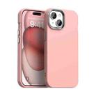 For iPhone 15 Plus Colorful Series Shockproof Phone Case(Pink) - 1