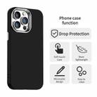 For iPhone 13 Pro Colorful Series Shockproof Phone Case(Black) - 2