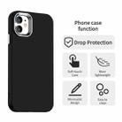 For iPhone 11 Colorful Series Shockproof Phone Case(Black) - 2
