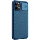 For iPhone 12 / 12 Pro NILLKIN Black Mirror Pro Series Camshield Full Coverage Dust-proof Scratch Resistant Phone Case(Blue) - 2