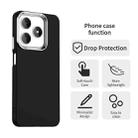 For Realme C63 4G Colorful Series Shockproof Phone Case(Black) - 2