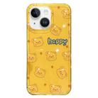 For iPhone 13 Double-sided IMD Printed TPU Phone Case(Butter Bear) - 1