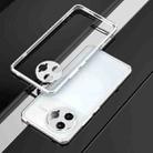 For Redmi K80 Pro Aurora Series Lens Protector + Metal Frame Phone Case(Silver) - 2