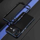 For Redmi K80 Pro Aurora Series Lens Protector + Metal Frame Phone Case(Black Blue) - 2