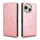 For Sharp Aquos R9 Magnetic Vertical Flip Leather Phone Case(Rose Gold) - 2