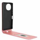 For Sharp Aquos R9 Magnetic Vertical Flip Leather Phone Case(Rose Gold) - 3