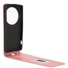 For Sharp Aquos R9 Pro Magnetic Vertical Flip Leather Phone Case(Rose Gold) - 3