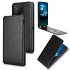 For ASUS ROG Phone 8 / 8 Pro Magnetic Vertical Flip Leather Phone Case(Black) - 1