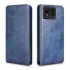 For ASUS Zenfone 11 Ultra Magnetic Vertical Flip Leather Phone Case(Blue) - 2