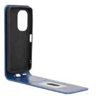 For ASUS Zenfone 10 Magnetic Vertical Flip Leather Phone Case(Blue) - 3