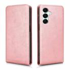 For Samsung Galaxy A16 Magnetic Vertical Flip Leather Phone Case(Rose Gold) - 2