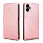 For Samsung Galaxy A06 Magnetic Vertical Flip Leather Phone Case(Rose Gold) - 2