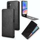 For Samsung Galaxy A05s / M14 4G Magnetic Vertical Flip Leather Phone Case(Black) - 1