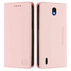 For Nokia C01 Plus / C1 2nd Edition RC01 Dual-Folded Magnetic Suction RFID Leather Phone Case(Pink) - 2