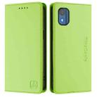 For Nokia C02 RC01 Dual-Folded Magnetic Suction RFID Leather Phone Case(Grass Green) - 2