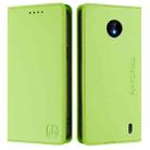 For Nokia C10 / C20 RC01 Dual-Folded Magnetic Suction RFID Leather Phone Case(Grass Green) - 2