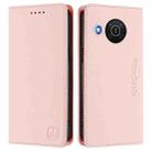 For Nokia X20 / X10 RC01 Dual-Folded Magnetic Suction RFID Leather Phone Case(Pink) - 2