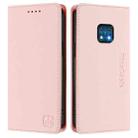 For Nokia XR20 RC01 Dual-Folded Magnetic Suction RFID Leather Phone Case(Pink) - 2