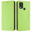 For Nokia C22 RC01 Dual-Folded Magnetic Suction RFID Leather Phone Case(Grass Green) - 2