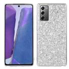 For Samsung Galaxy Note20 Ultra Glitter Powder Shockproof TPU Protective Case(Silver) - 1