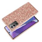 For Samsung Galaxy Note20 Ultra Glitter Powder Shockproof TPU Protective Case(Silver) - 3