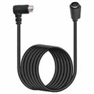 Curved mini DIN 8 Pin TV Audio Adapter Cable S-Video TV Box Cable, Length:0.5m(Black) - 2