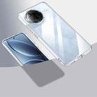 For Redmi K80 Armor Clear TPU Hard PC Phone Case(Clear) - 1