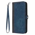 For Samsung Galaxy A36 5G Side Buckle Double Fold Hand Strap Leather Phone Case(Royal Blue) - 3