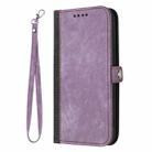For Samsung Galaxy A56 5G Side Buckle Double Fold Hand Strap Leather Phone Case(Purple) - 3