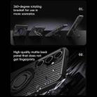 For Samsung Galaxy S24+ 5G Carbon Fiber MagSafe Phone Case with 360 Degree Rotating Holder(Black) - 3