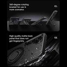 For Samsung Galaxy S23+ 5G Carbon Fiber MagSafe Phone Case with 360 Degree Rotating Holder(Black Silver) - 3