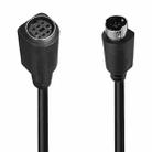 Mini DIN 7 Pin Core Audio / Video Cable, Length:1.8m(Male to Female Straight) - 1