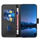 For Samsung Galaxy A36 5G YX0070 Carbon Fiber Buckle Leather Phone Case with Lanyard(Black) - 3