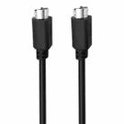 Mini DIN 6 Pin Core Extension Cable, Length:0.5m(Male to Male Straight) - 1