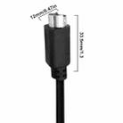 Mini DIN 6 Pin Core Extension Cable, Length:0.5m(Male to Male Straight) - 3