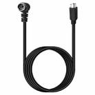 Mini DIN 6 Pin Core Extension Cable, Length:3m(Male Elbow to Male Straight) - 2